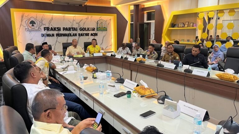 Fraksi Golkar DPRA Bahas Penuntasan Hak Korban dan Tata Ruang Pascabencana Aceh