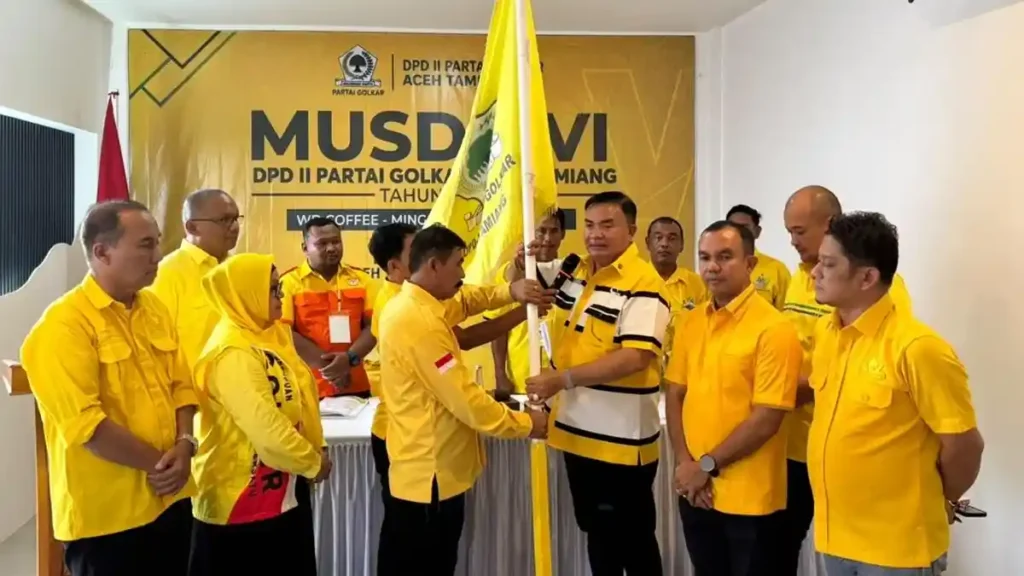 Adriadi Kembali Pimpin Golkar Aceh Tamiang, Konsolidasi dan Target Kursi Jadi Agenda