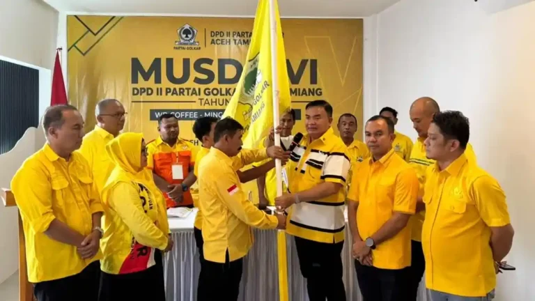 Adriadi Kembali Pimpin Golkar Aceh Tamiang, Konsolidasi dan Target Kursi Jadi Agenda