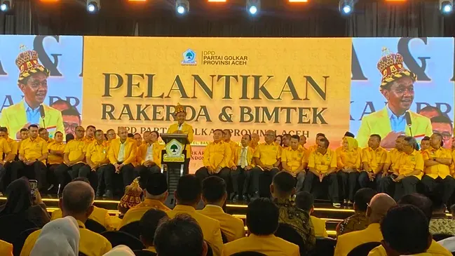 Dari Aceh, Bahlil Tegaskan Dua Agenda Besar Partai Golkar